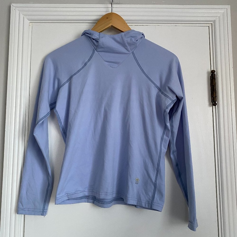 Mountain Hardwear Women's Periwinkle Blue Performance Layer Hoodie Size Xs